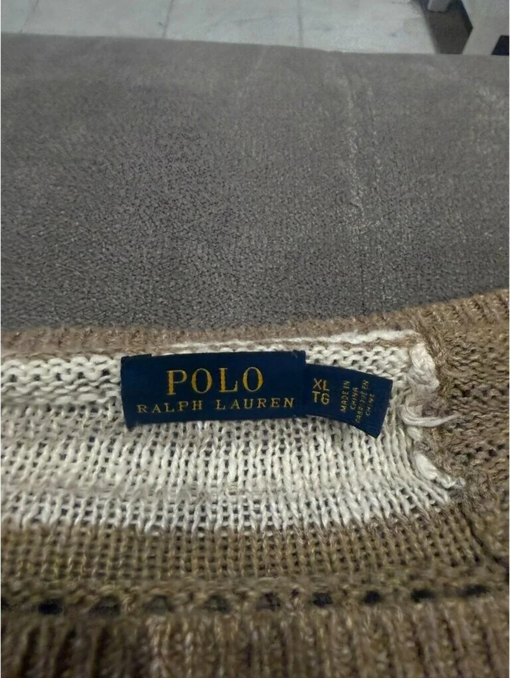 Polo Ralph Lauren America Flag Knit Sweater Stars Stripes XL